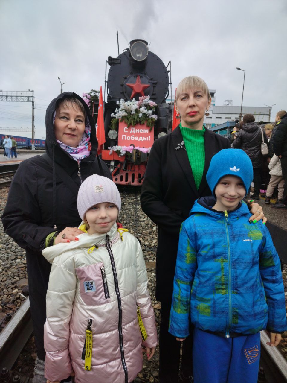Встречаем &amp;quot;Паровоз Победы&amp;quot;.